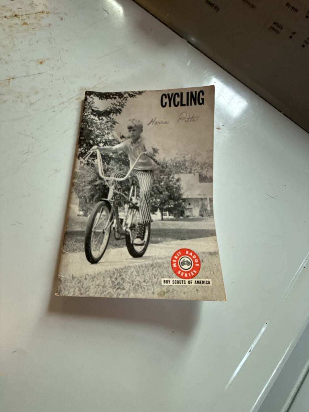 1972 Boy Scouts of America Cycling Merit Badge Book